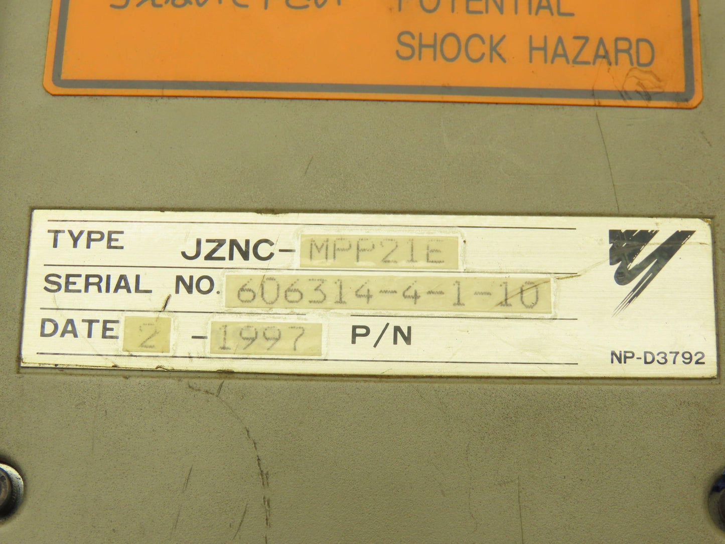 Yaskawa JZNC-MPP21E Motoman Yasnac MRC Robot Teach Pendant **PARTS ONLY**