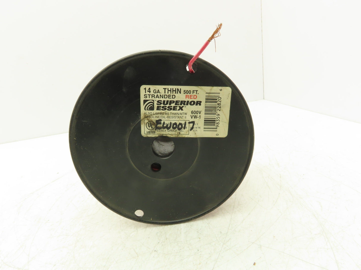 Superior Essex E53446R1 Wire Spool 14AWG Conductor THHN Gas & Oil Resistant 330'