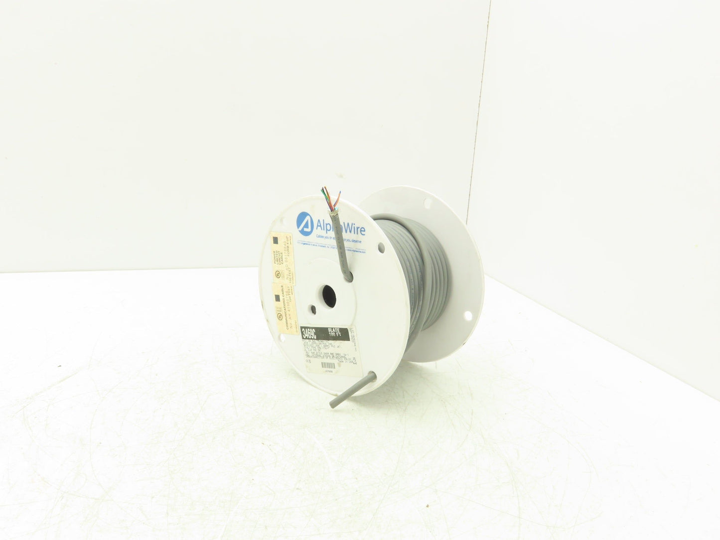 Alpha Wire 3469C Wire Spool 28AWG 9 Conductor 50' Communication & Control Cable