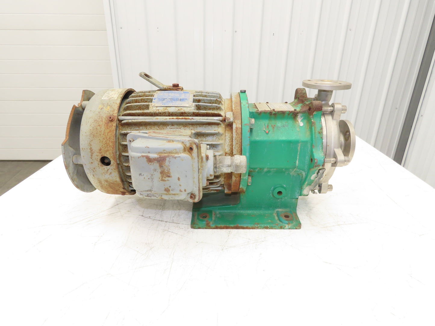 Magnatex Stainless Centrifugal Pump 1"x 3/4" Magnetic Drive 5Hp 230/460V 184TC
