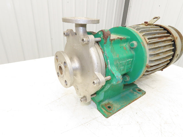 Magnatex Stainless Centrifugal Pump 1"x 3/4" Magnetic Drive 5Hp 230/460V 184TC