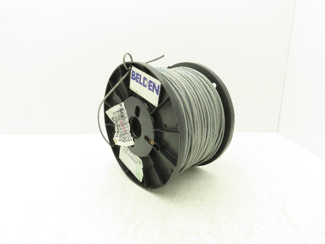 Belden 5402FE Wire Spool 20AWG 4 Conductor 1000' Gray Foil Braid Shielded