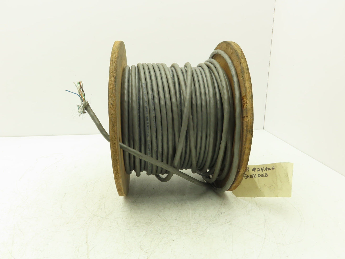 Belden 8105 Multi Wire Spool 24AWG 10 Conductor 5 Pair Twisted 150' Gray
