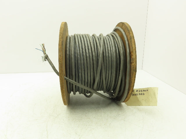 Belden 8105 Multi Wire Spool 24AWG 10 Conductor 5 Pair Twisted 150' Gray