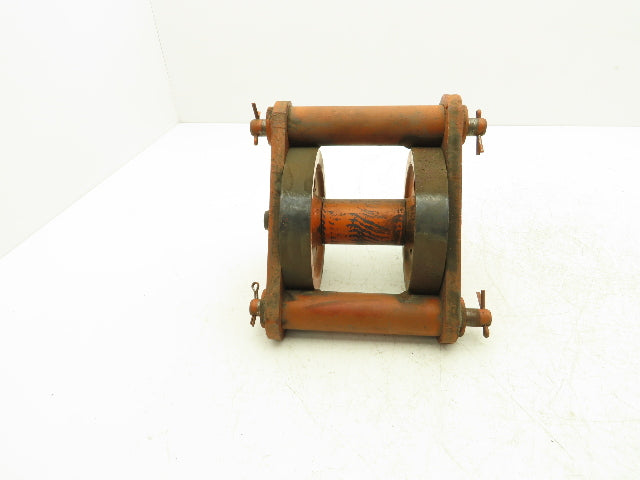 Cleveland Tramrail Upper Hook Block Double Cable Sheave for Bridge Crane Hoist