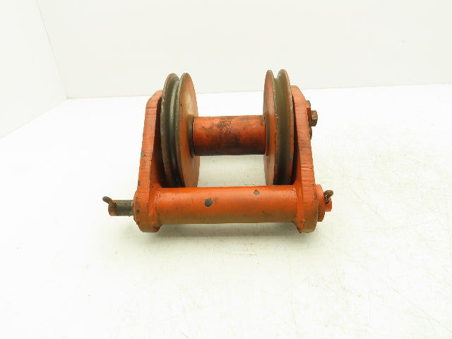 Cleveland Tramrail Upper Hook Block Double Cable Sheave for Bridge Crane Hoist