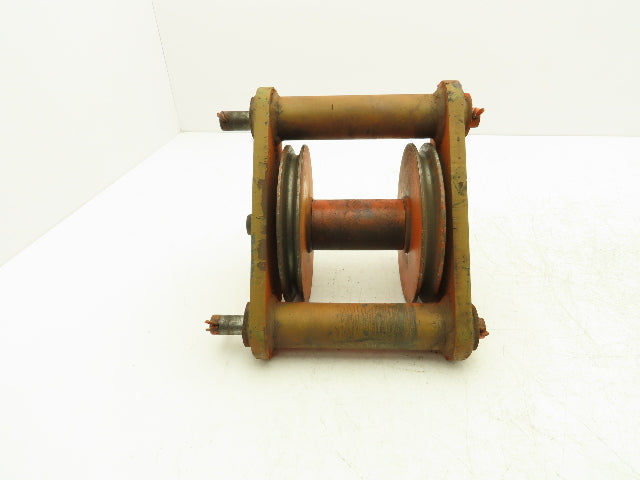 Cleveland Tramrail Upper Hook Block Double Cable Sheave for Bridge Crane Hoist