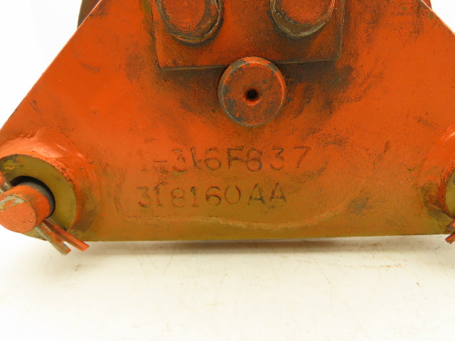 Cleveland Tramrail Upper Hook Block Double Cable Sheave for Bridge Crane Hoist