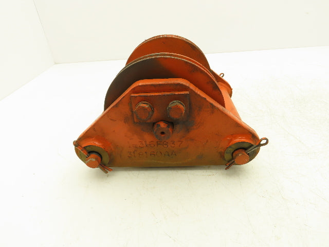 Cleveland Tramrail Upper Hook Block Double Cable Sheave for Bridge Crane Hoist