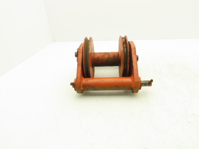 Cleveland Tramrail Upper Hook Block Double Cable Sheave for Bridge Crane Hoist