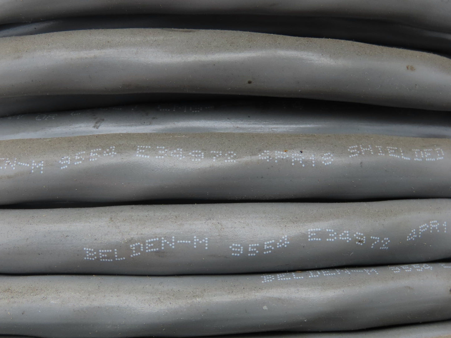 Belden 9554 Multi Wire Spool 18AWG Shielded 4 Pair Conductor 110' Gray Cable