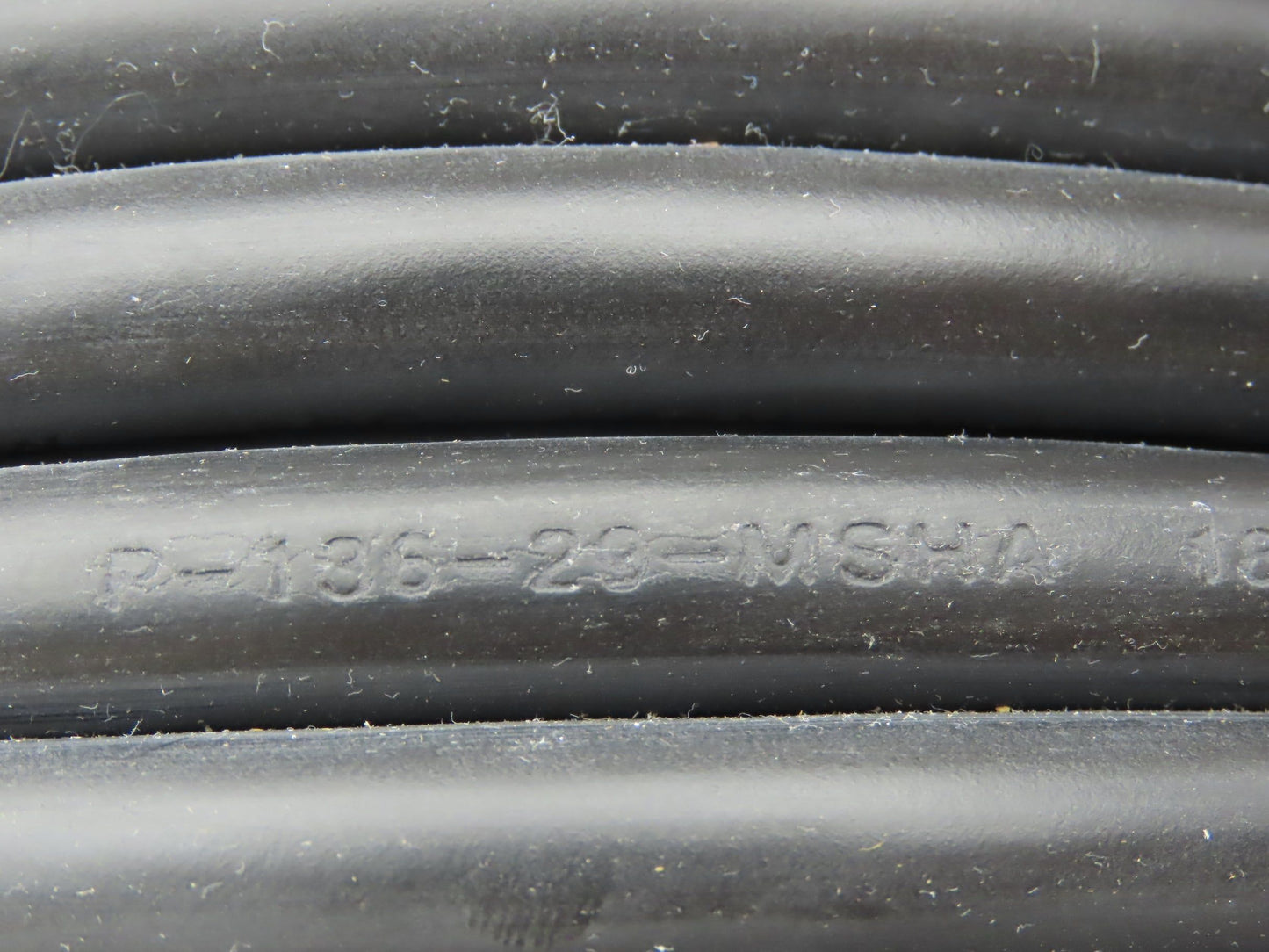 P-136-29-MSHA Water Resistant Wire Spool 18AWG 6 Conductor 220' Black 600V