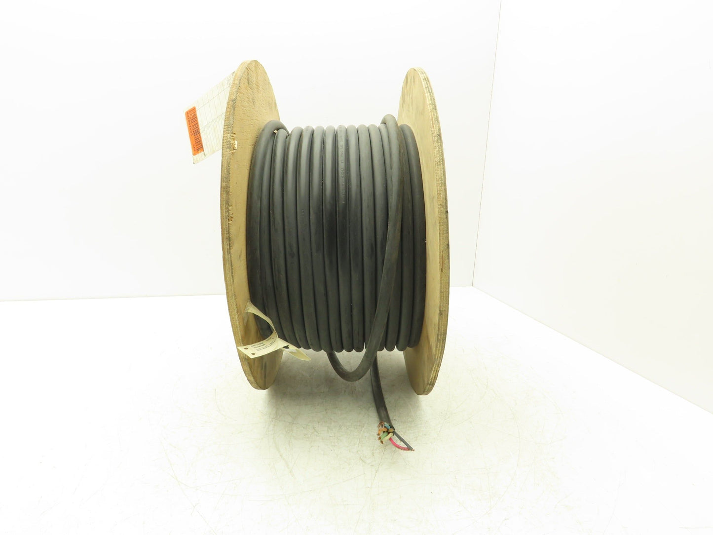 P-136-29-MSHA Water Resistant Wire Spool 18AWG 6 Conductor 220' Black 600V