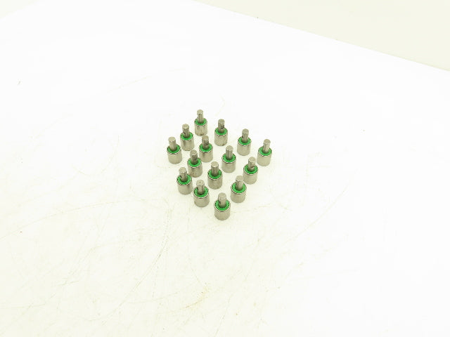 Temco NA Cam Follower Roller 19mm Dia 21mm W Stud 9mm Dia 18mm L Lot of 15