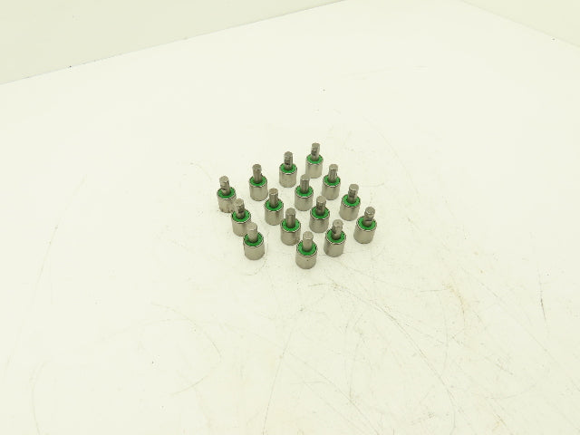 Temco NA Cam Follower Roller 19mm Dia 21mm W Stud 9mm Dia 18mm L Lot of 15