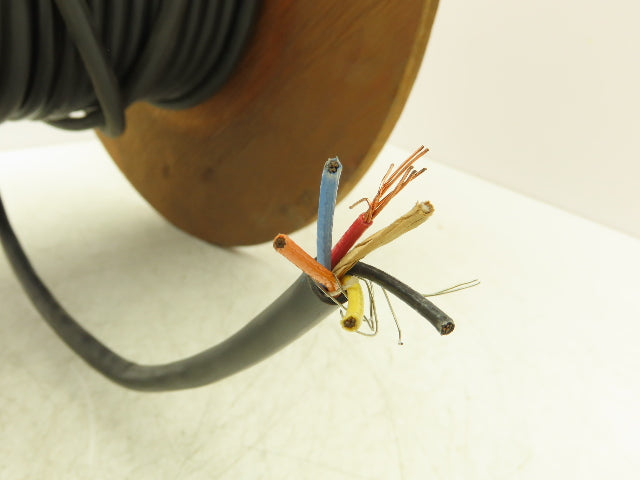 E-64956 Multi Wire Cable Spool 4 Conductor & Ground 150' Black 16AWG 600V