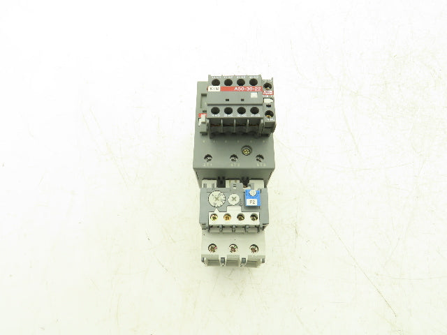 ABB A50-100 Contactor 3-Pole 100A 600VAC 115V Coil w/Overload TA75