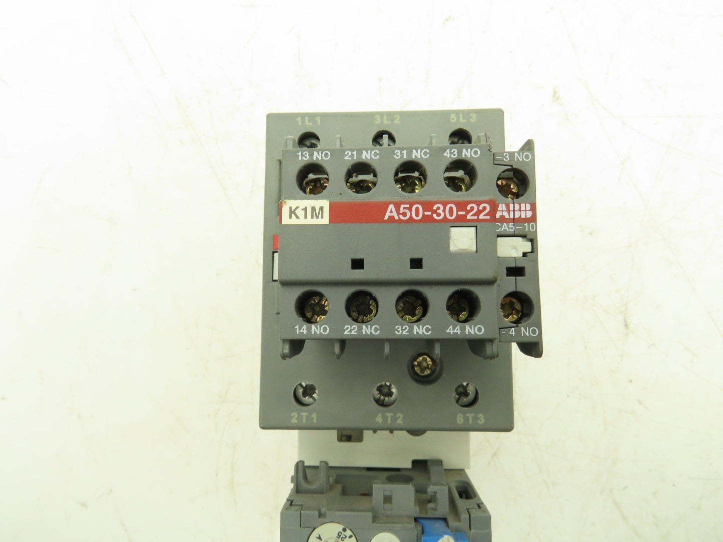 ABB A50-100 Contactor 3-Pole 100A 600VAC 115V Coil w/Overload TA75