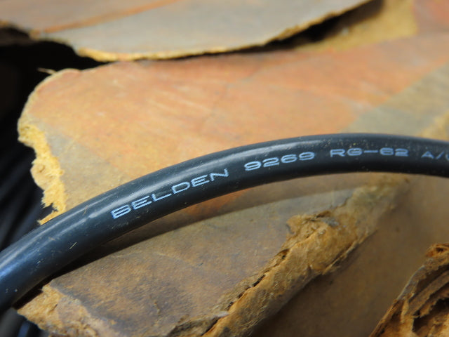 Belden 9269 010 Wire Spool 22AWG 900' Black Coaxial Cable