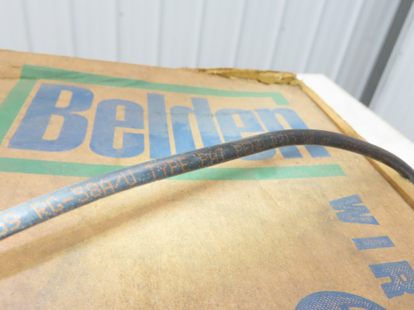 Belden 8259 010 Wire Spool 20AWG 200' Black Coaxial Cable