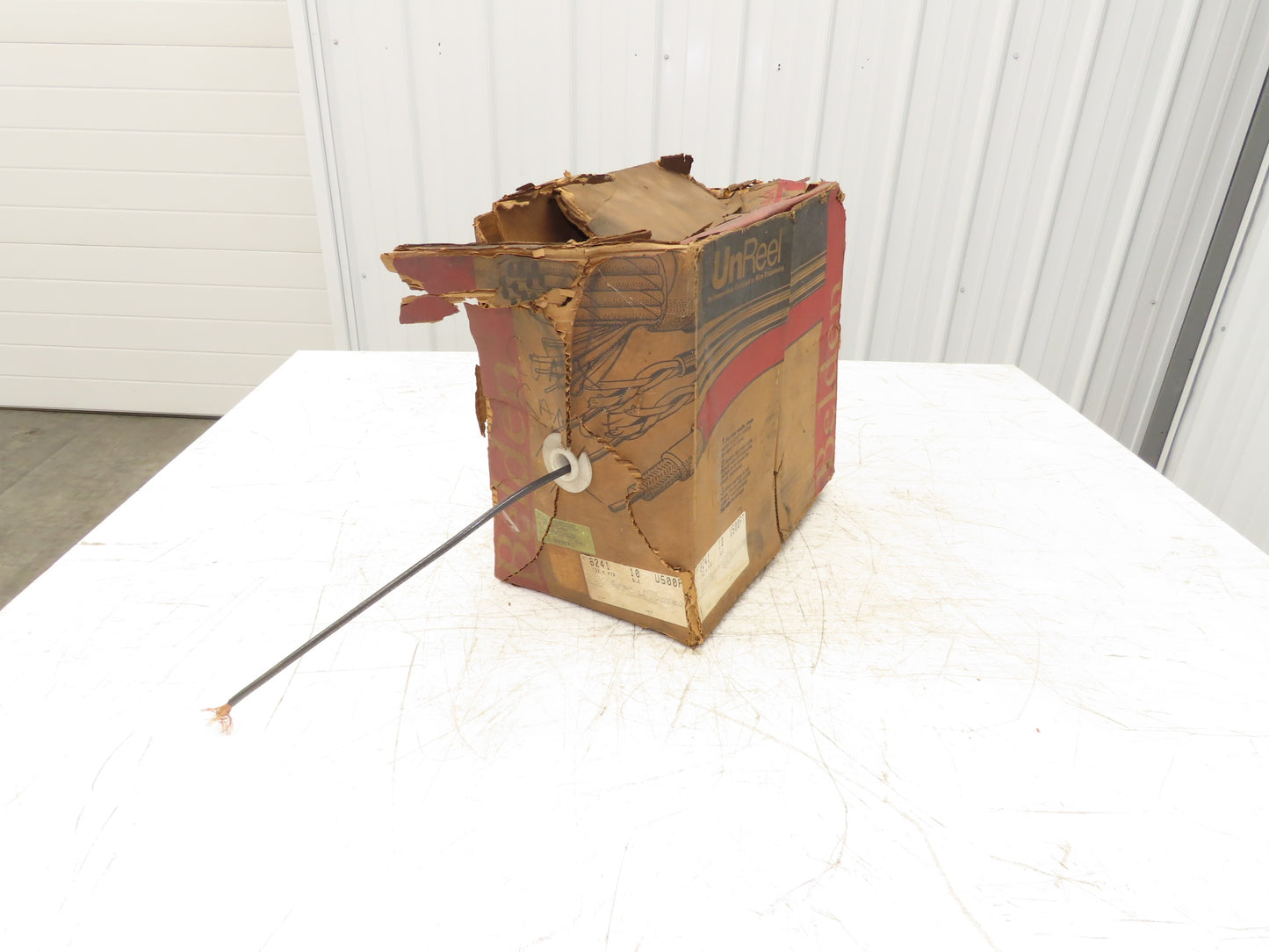 Belden 8241 010 Wire Spool 23AWG 130' Black Coaxial Cable