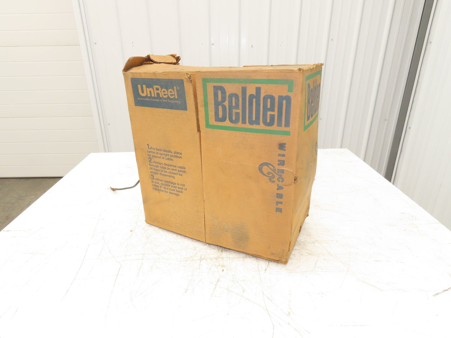 Belden 8241 010 Wire Spool 23AWG 850' Black Coaxial Cable