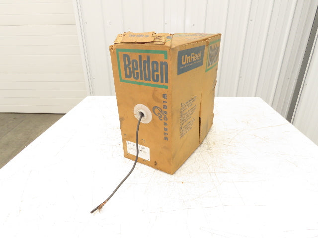 Belden 8241 010 Wire Spool 23AWG 850' Black Coaxial Cable