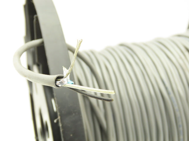 Belden 8761 060 Wire Spool 22AWG 225' 1 Pair Twisted Gray Cable 300V
