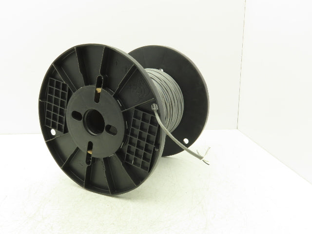 Belden 8761 060 Wire Spool 22AWG 225' 1 Pair Twisted Gray Cable 300V