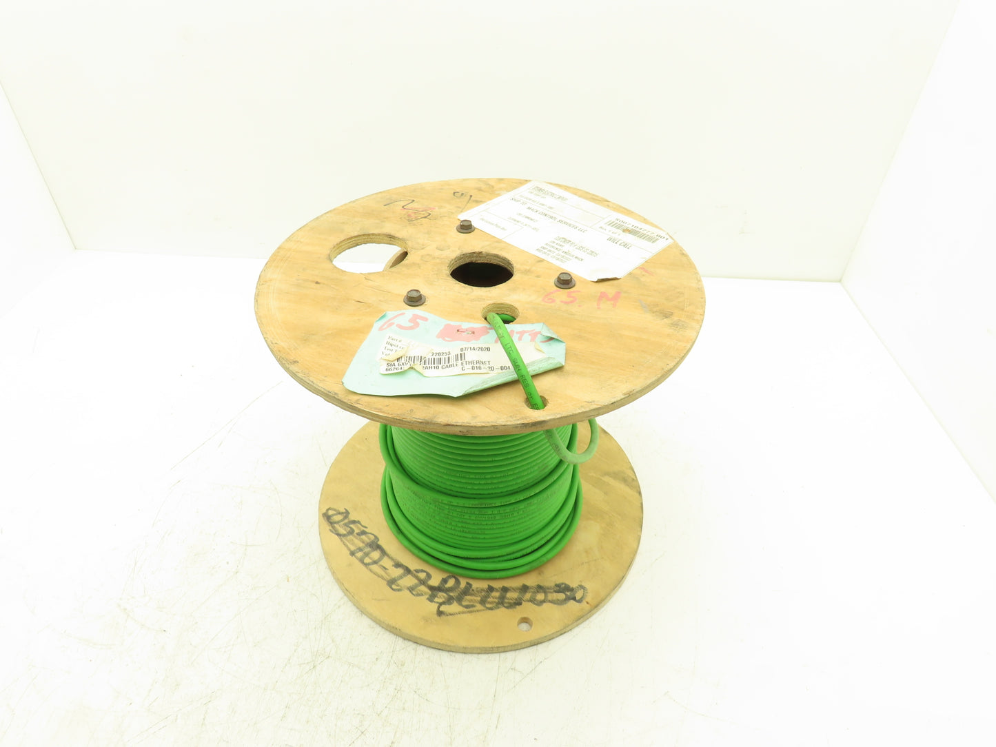 Siemens 6XV1840 2AH10 Wire Spool 22AWG 65' 4 Conductor Green Cable 80V