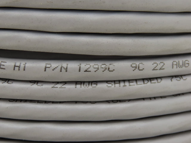 Belden A1299C Wire Spool 22AWG 9 Conductor 320' Gray Cable