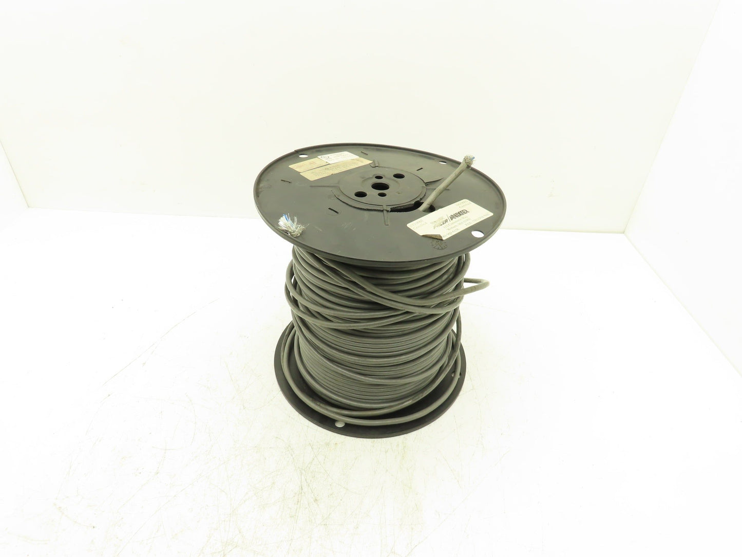 Pacer Anixter 490NAA27102 Wire Spool 265' 2 Cond Gray Shielded Computer Cable