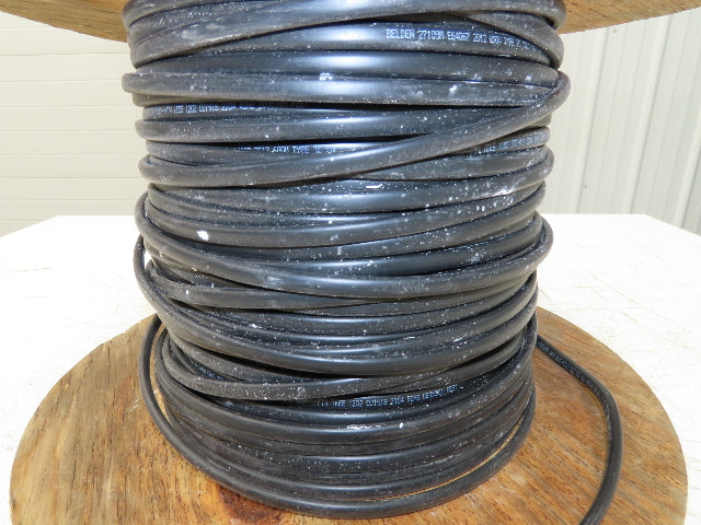 Belden 27109A Wire Spool 12WG 280' 2 Conductor Black Cable 600V
