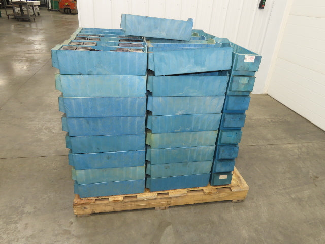 Frick Gallagher Plastic Storage Bin 5"W 16"D 4-1/4"H Very Heavy Resin Lot of 113