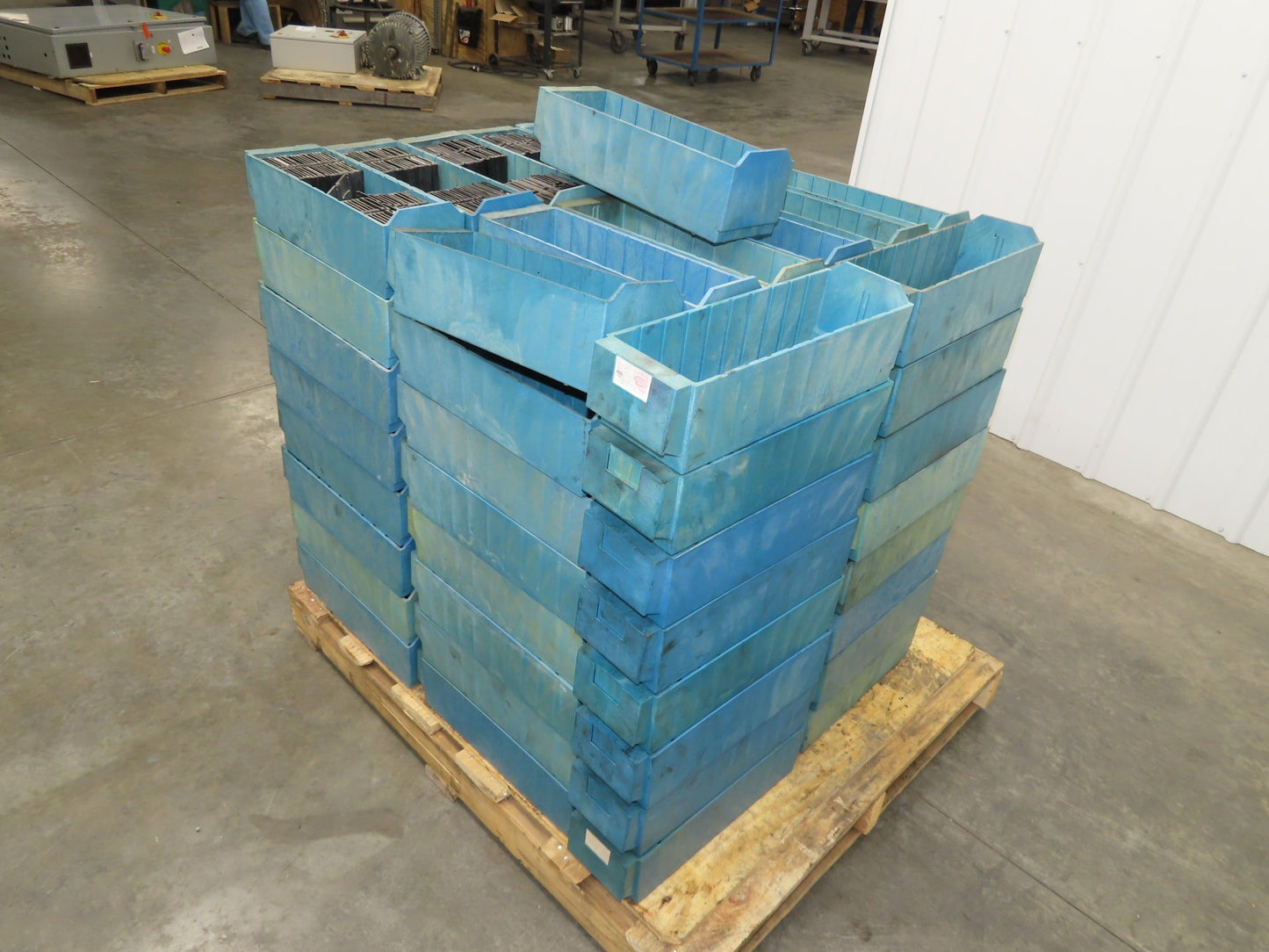 Frick Gallagher Plastic Storage Bin 5"W 16"D 4-1/4"H Very Heavy Resin Lot of 113