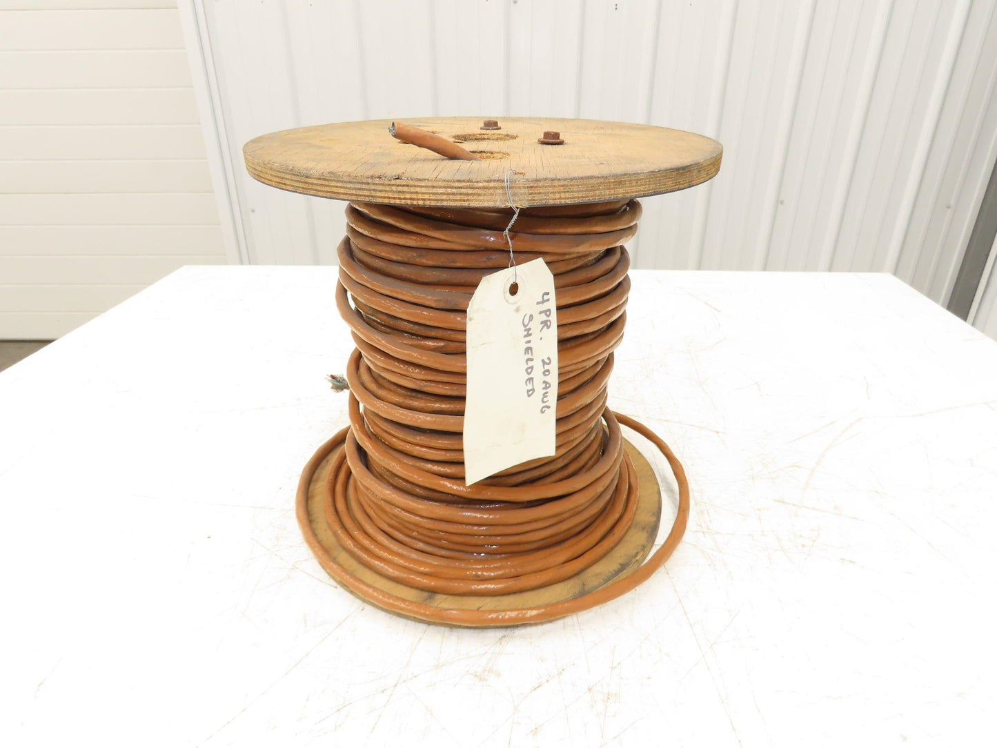 Belden 89892 Wire Spool 20AWG 150' 8 Conductor Shielded Red Cable Thermal