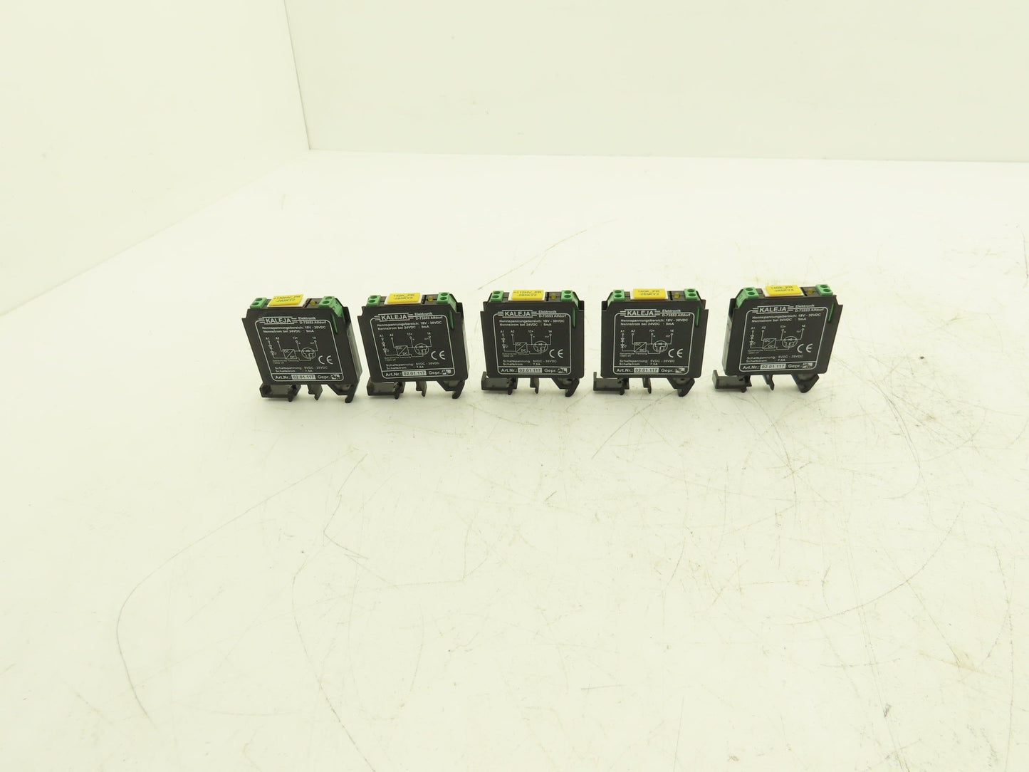 Kaleja 02.01.117 Electronic Load Relay 12/24VDC 7.5A Lot of 5