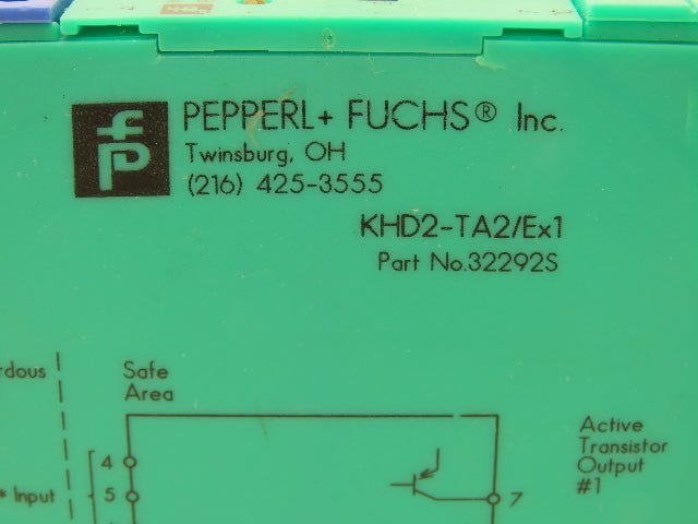 Pepperl Fuchs KHD2-TA2/Ex1 Isolated Switch Amplifier