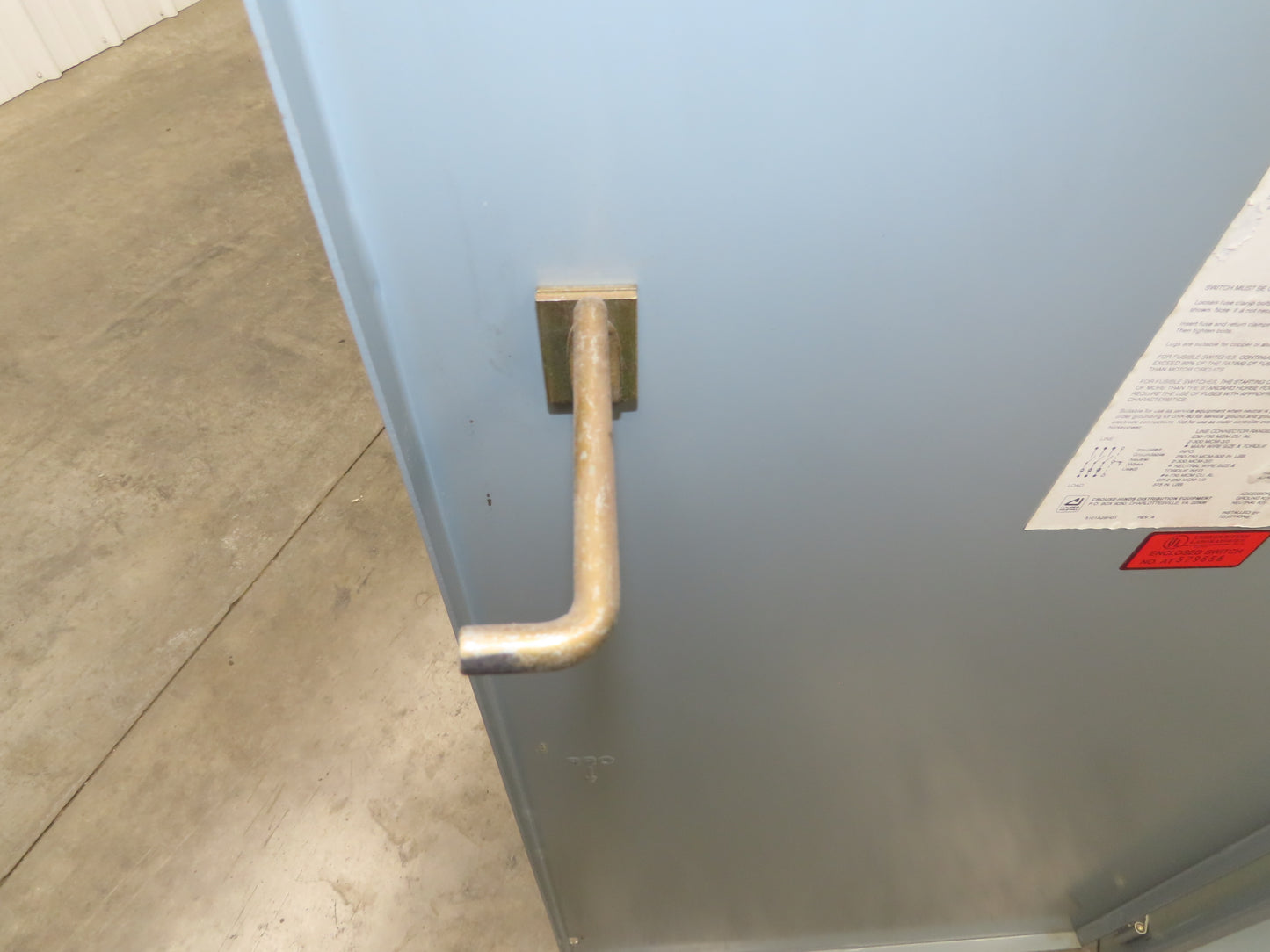 Crouse Hinds Co ASN365 Heavy Duty Safety Disconnect Switch 400A 600V Fused 250HP