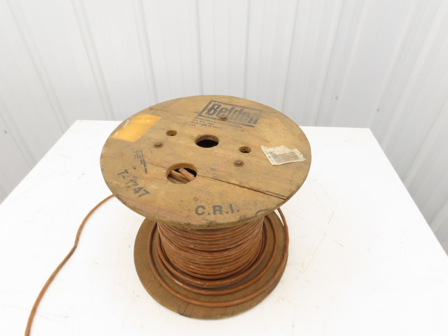 Belden 89892 Wire Spool 20AWG 140' 8 Conductor Shielded Red Cable Thermal