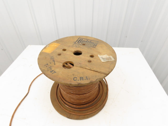 Belden 89892 Wire Spool 20AWG 140' 8 Conductor Shielded Red Cable Thermal