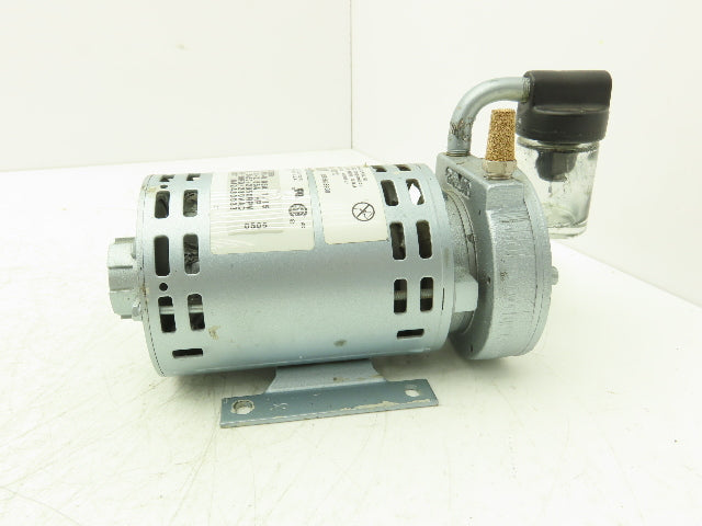 Gast 0532-104A-G621X Motor Mounted Rotary Vane Vacuum Pump 0.6 CFM 15 PSI 115V