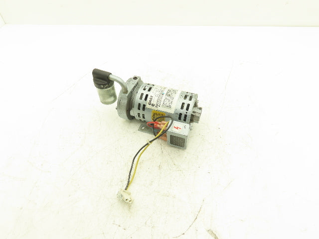 Gast 0532-104A-G621X Motor Mounted Rotary Vane Vacuum Pump 0.6 CFM 15 PSI 115V