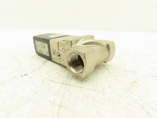 Burkert 5282 A Stainless Solenoid Valve 230V 2-Way G1/2" Normally closed