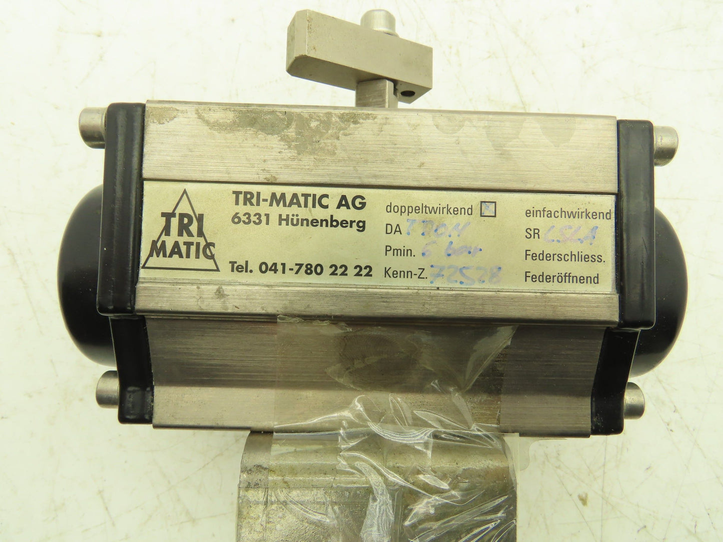 Tri-Matic 72528 1/4 Turn Pneumatic Actuator 6 Bar