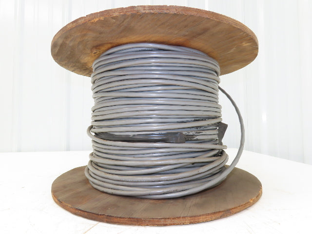 Belden 9512 Multi Wire Spool 22AWG Shielded 2 Pair Twisted Cond 300' Gray Cable