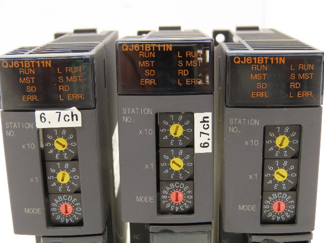 Mitsubishi QJ61BT11N Melsec-Q CC-Link V2 Master Unit CPU Lot of 3