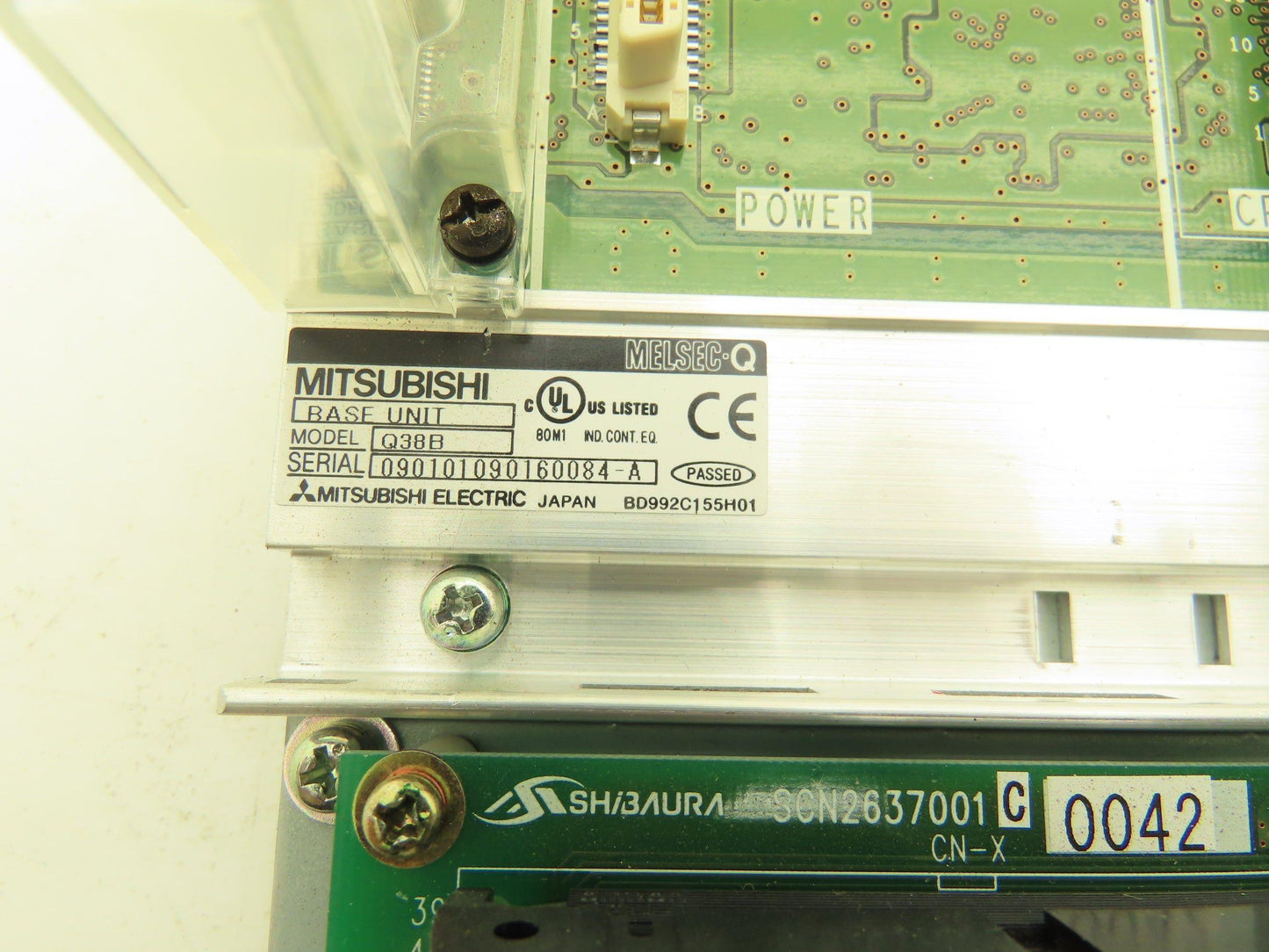 Mitsubishi Q38B SCN2637005 Base Unit Circuit Board Assembly