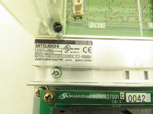 Mitsubishi Q38B SCN2637005 Base Unit Circuit Board Assembly