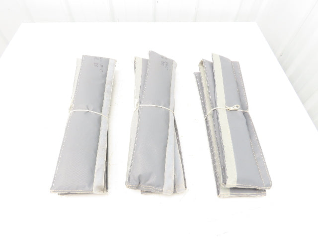 Affiliated Steam Equipment Pipe Wrap Insulated 5" W 8" L 20" Sections Lot of 3
